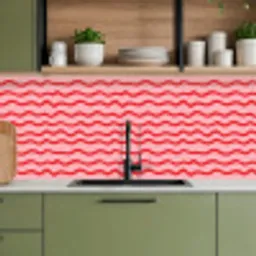 Speels - Patroon - Rood keuken achterwand 2 middel 871 -sfeer3