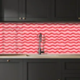 Speels - Patroon - Rood keuken achterwand 2 middel 871 -sfeer1