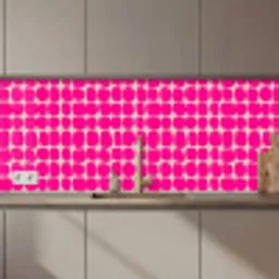 Stippen - Patroon - Roze keuken achterwand 2 middel 871 zz_3dshopping