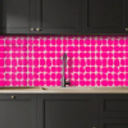 Stippen - Patroon - Roze keuken achterwand 2 middel 871 -sfeer1