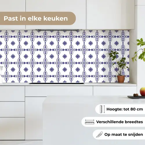 Portugal - Patronen - Blauw keuken achterwand 2 middel 871 -sfeer4_NL