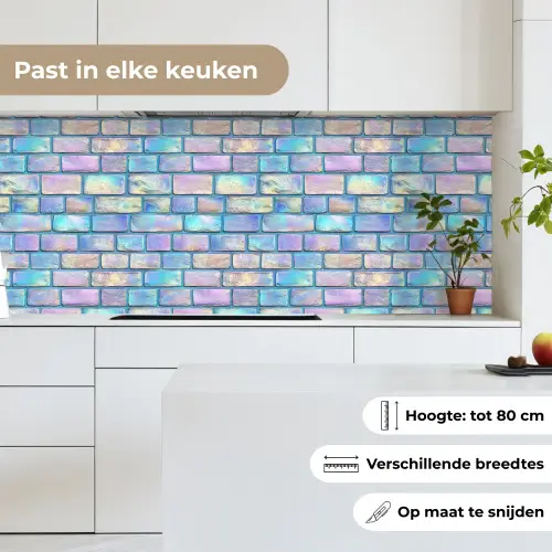 Regenboog - Glans - Steen keuken achterwand 2 middel 871 -sfeer4_NL