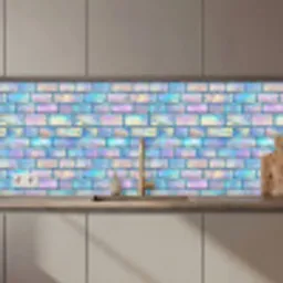 Regenboog - Glans - Steen keuken achterwand 2 middel 871 zz_3dshopping