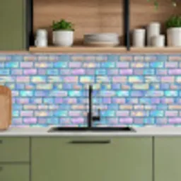 Regenboog - Glans - Steen keuken achterwand 2 middel 871 -sfeer3