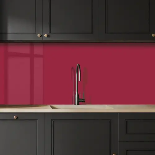 Rood - Effen kleur keuken achterwand 2 middel 871 -sfeer1
