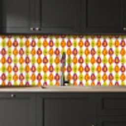 Retro - Design - Peer - Fruit keuken achterwand 2 middel 871 -sfeer1