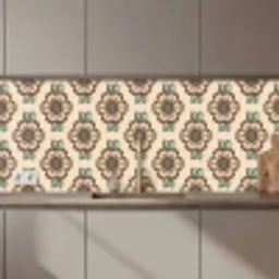 Retro - Bloemen - Design keuken achterwand 2 middel 871 zz_3dshopping