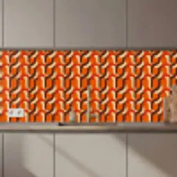 Retro - Modern - Kleurrijk keuken achterwand 2 middel 871 zz_3dshopping