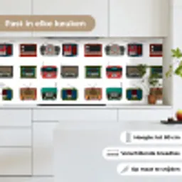 Retro - Radio - Design keuken achterwand 2 middel 871 -sfeer4_NL