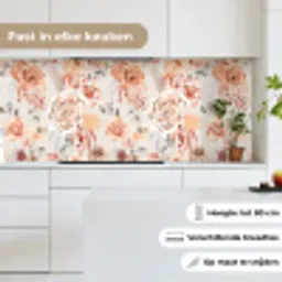 Rozen - Bloemen - Patroon keuken achterwand 2 middel 871 -sfeer4_NL