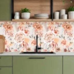 Rozen - Bloemen - Patroon keuken achterwand 2 middel 871 -sfeer3