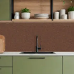 Ruw - Roest - Rood keuken achterwand 2 middel 871 -sfeer3