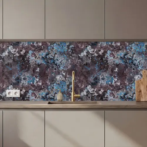 Roest - Blauw - Bruin - Vlekken keuken achterwand 2 middel 871 zz_3dshopping