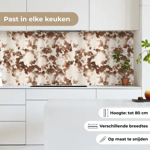 Roest - Bruin - Vlekken - Metaal keuken achterwand 2 middel 871 -sfeer4_NL