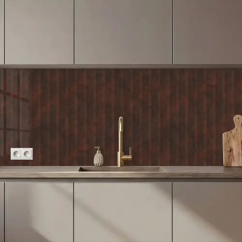 Roest - Lijnen - Patroon keuken achterwand 2 middel 871 zz_3dshopping