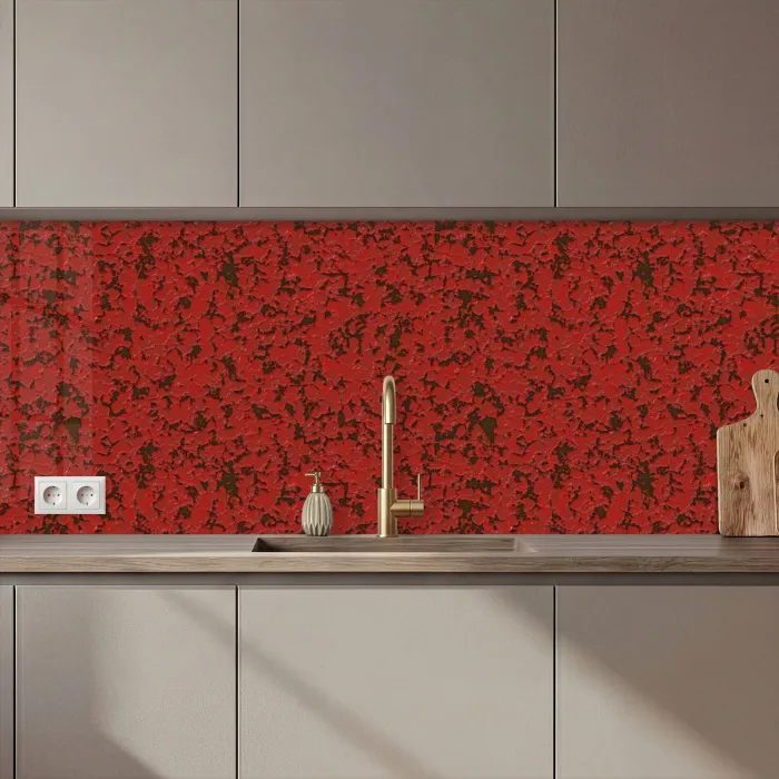 Roest - Rood - Vlekken keuken achterwand 2 middel 871 zz_3dshopping