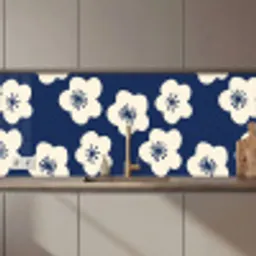 Sakura - Wit - Patroon - Japan keuken achterwand 2 middel 871 zz_3dshopping
