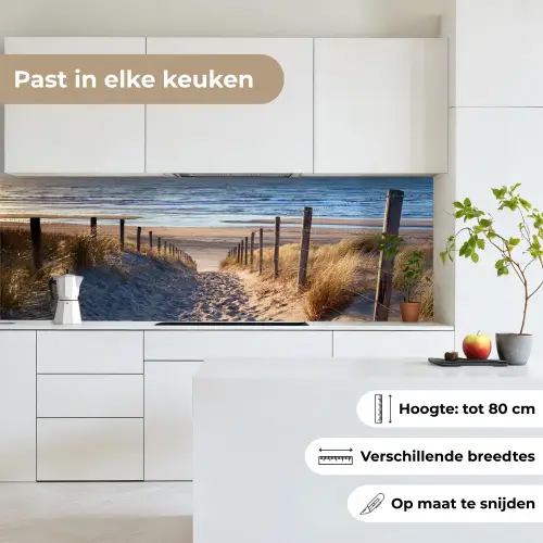 Zand - Strand - Duin - Zee - Zomer keuken achterwand 2 groot -sfeer4_NL