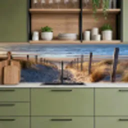 Zand - Strand - Duin - Zee - Zomer keuken achterwand 2 groot -sfeer3