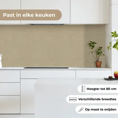 Zandkleur - Korrelige structuur - Beton keuken achterwand 2 middel 871 -sfeer4_NL
