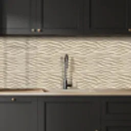 Zand - Golven - Beige keuken achterwand 2 middel 871 -sfeer1