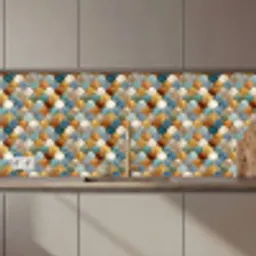 Schubvorm - Aardetinten - Metallic - Glans keuken achterwand 2 middel 871 zz_3dshopping