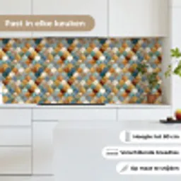 Schubvorm - Aardetinten - Metallic - Glans keuken achterwand 2 middel 871 -sfeer4_NL