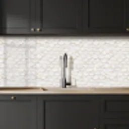 Schubben - Wit - Elegant keuken achterwand 2 middel 871 -sfeer1