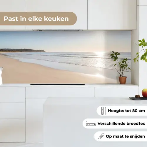 Zee - Zon - Zand keuken achterwand 2 middel -sfeer4_NL