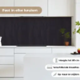 Plank - Zwart - Patronen keuken achterwand 2 middel 871 -sfeer4_NL