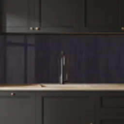 Plank - Zwart - Patronen keuken achterwand 2 middel 871 -sfeer1