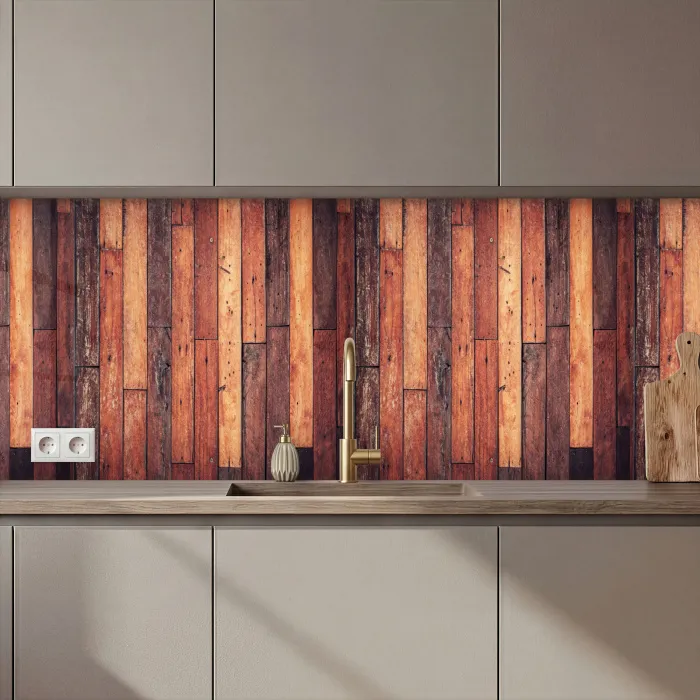 Plank - Vintage - Patroon keuken achterwand 2 middel 871 zz_3dshopping