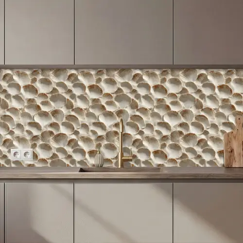 Schelpen - Waaiervorm - Wit keuken achterwand 2 middel 871 zz_3dshopping