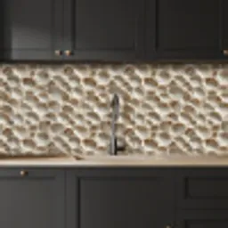 Schelpen - Waaiervorm - Wit keuken achterwand 2 middel 871 -sfeer1