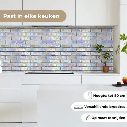 Glimmende - Muur - Stenen keuken achterwand 2 middel 871 -sfeer4_NL