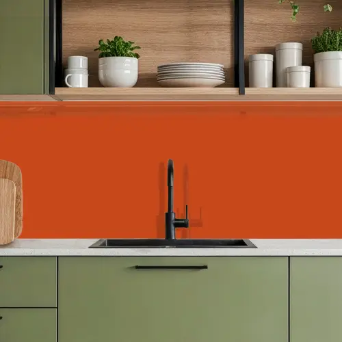 Sienna - Aarde - Kleuren - Effen keuken achterwand 2 middel 871 -sfeer3