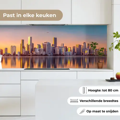 Skyline - Gebouwen - Steden keuken achterwand 2 middel -sfeer4_NL