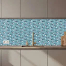 Klein - Oceaan - Walvis - Zeester keuken achterwand 2 middel 871 zz_3dshopping