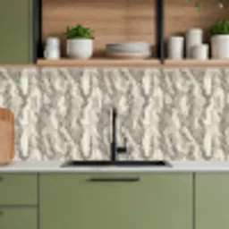 Slang - Patroon - Taupe keuken achterwand 2 middel 871 -sfeer3