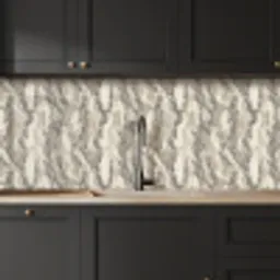 Slang - Patroon - Taupe keuken achterwand 2 middel 871 -sfeer1