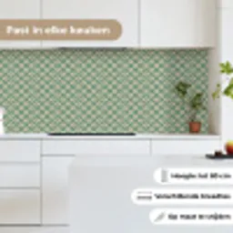 Sneeuwvlok - Winter - Vintage - Patroon - Kerst keuken achterwand 2 middel 871 -sfeer4_NL