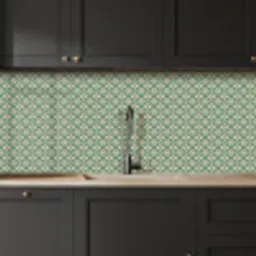 Sneeuwvlok - Winter - Vintage - Patroon - Kerst keuken achterwand 2 middel 871 -sfeer1