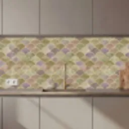 Zacht - Goud - Kleurrijk keuken achterwand 2 middel 871 zz_3dshopping