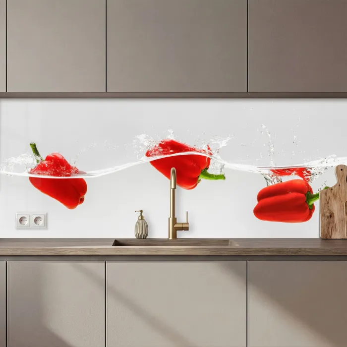 Splash - Groente - Rood keuken achterwand 2 middel zz_3dshopping