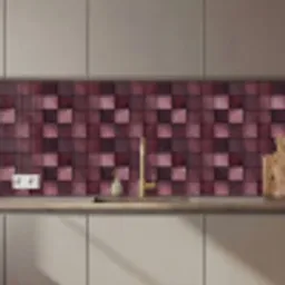 Vierkant - Tegel - Patroon - Paars keuken achterwand 2 middel 871 zz_3dshopping
