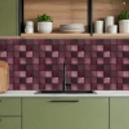 Vierkant - Tegel - Patroon - Paars keuken achterwand 2 middel 871 -sfeer3