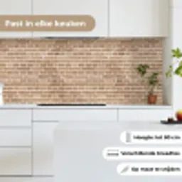 Stenen - Bruin - Licht - Patroon keuken achterwand 2 middel 871 -sfeer4_NL