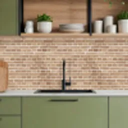 Stenen - Bruin - Licht - Patroon keuken achterwand 2 middel 871 -sfeer3