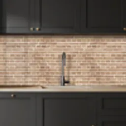 Stenen - Bruin - Licht - Patroon keuken achterwand 2 middel 871 -sfeer1