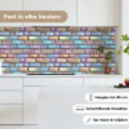Stenen - Regenboog - Metallic keuken achterwand 2 middel 871 -sfeer4_NL